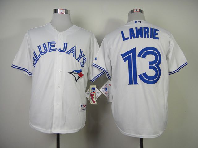 Men Toronto Blue Jays #13 Lawrie White MLB Jerseys->toronto blue jays->MLB Jersey